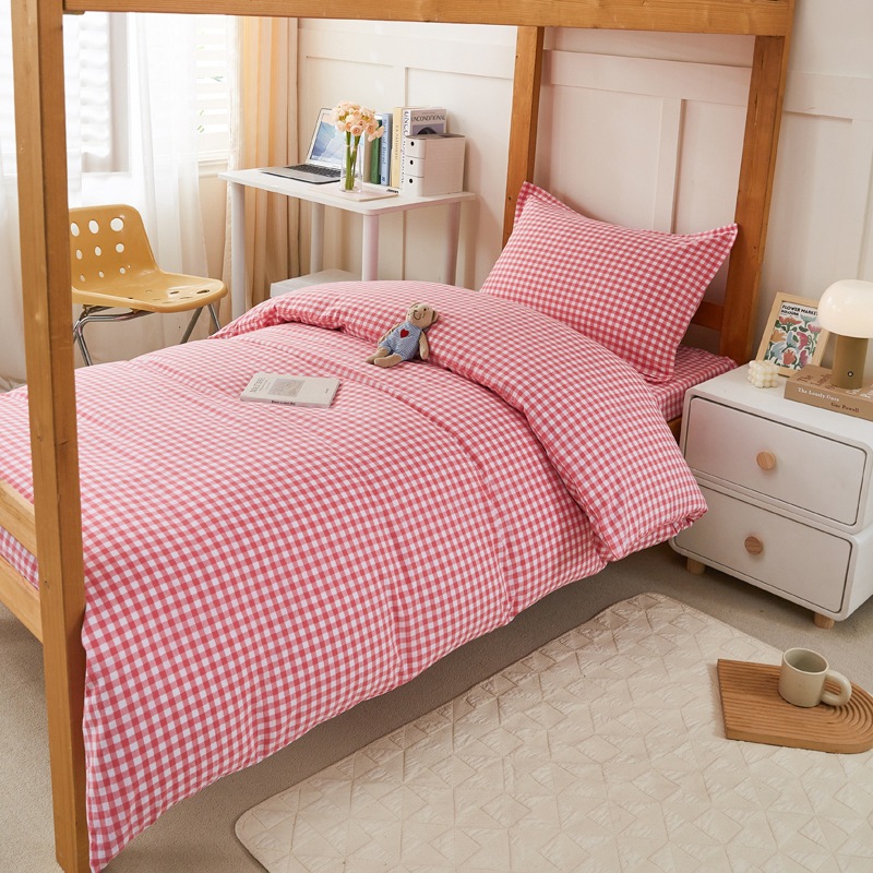 dormitorio de estudiantes de algodón tres piezas dormitorio de estudiantes de algodón ropa de cama de algodón seis piezas al por mayor