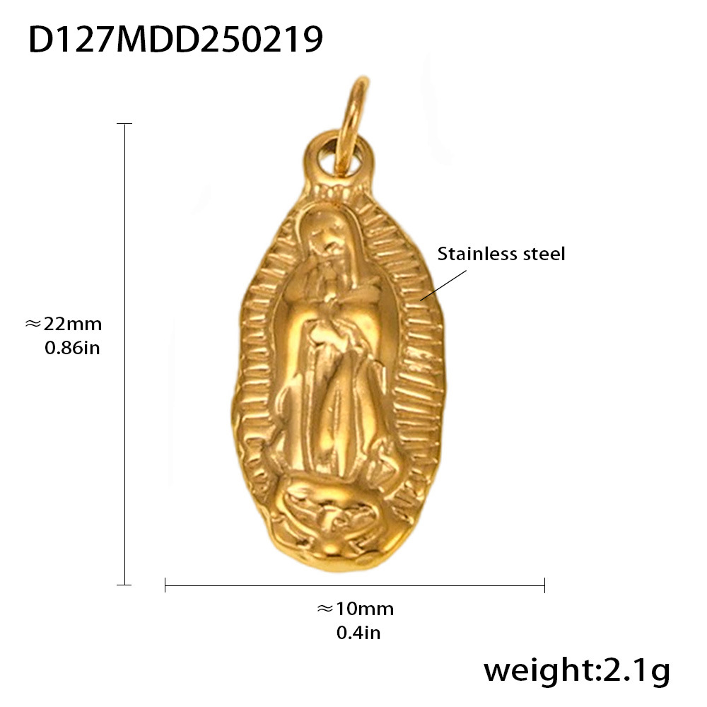Moda misteriosa OL estilo personalidad colgante de acero inoxidable 18k oro real transfronterizo solo para los fabricantes de bombas europeas y americanas al por mayor
