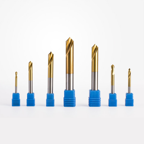 90° Cobalt-containing titanium-plated fixed-point drill for coated steel CNC tool chamfering knife positioning drill center drill