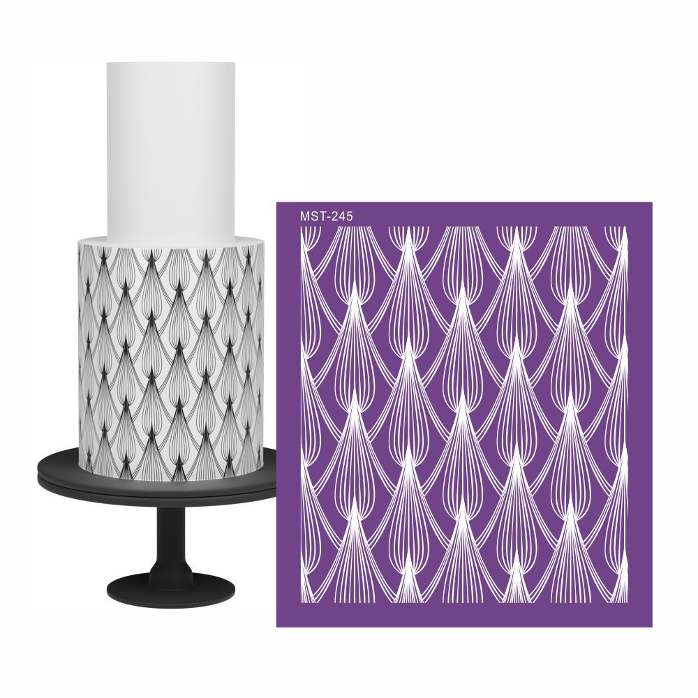 Cruz-frontera diamante Rosa mariposa flor patrón de tela molde fondant cake hornear borde spray molde malla plantilla