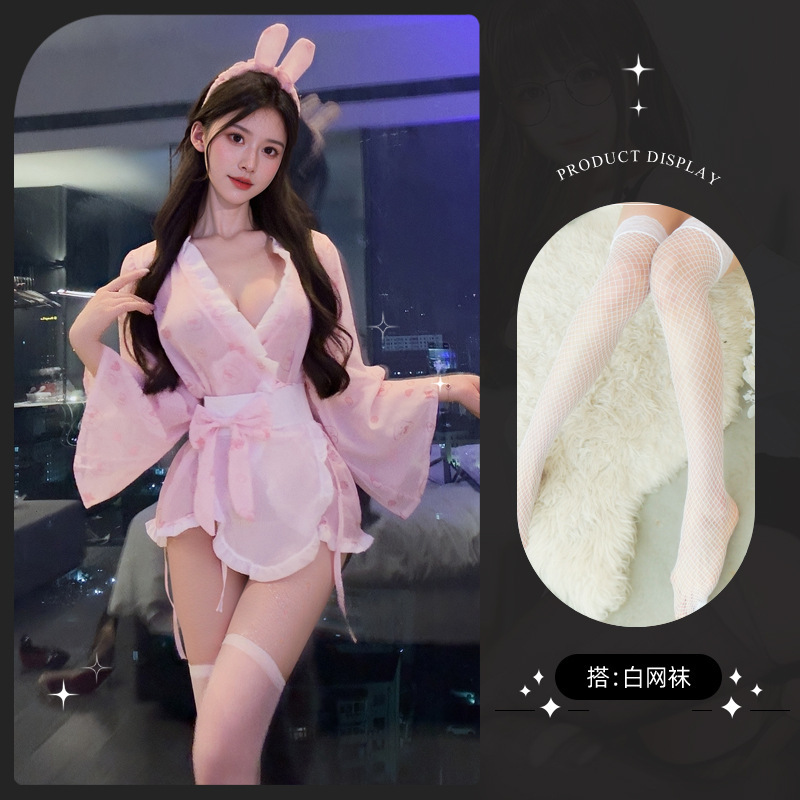 8726+white fishnet stockings