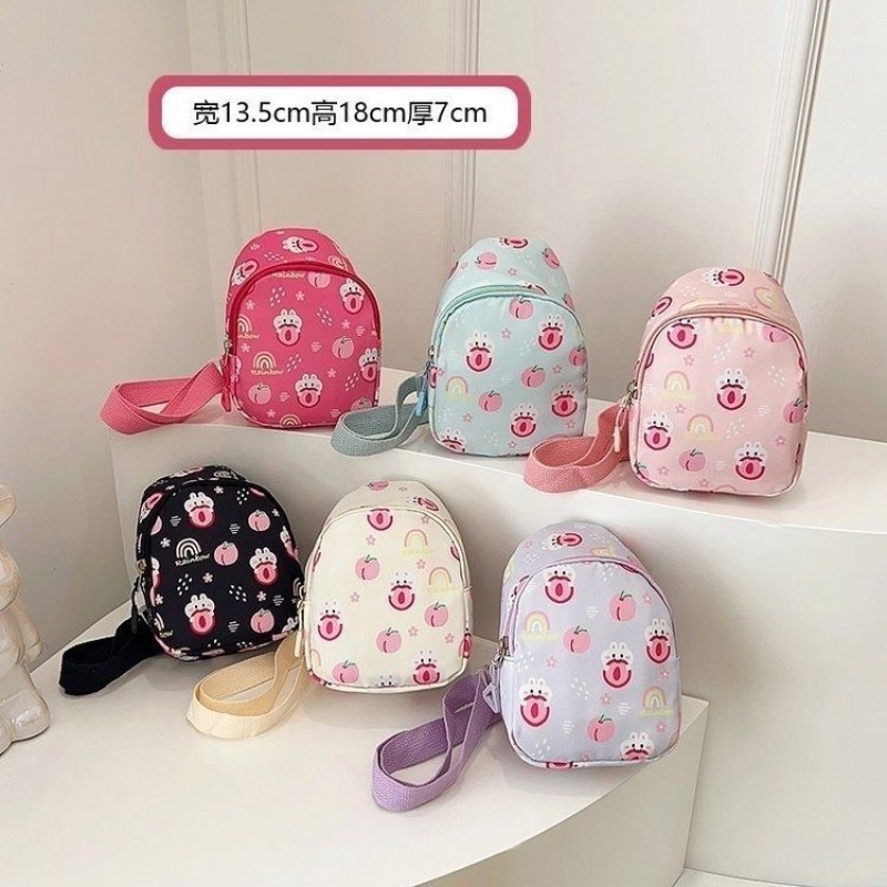Children's Chest Bag, Girl's Travel Backpack, 3-6 Year Old Baby's Cute and Stylish Small Shoulder Bag, Girl's Crossbody Bag