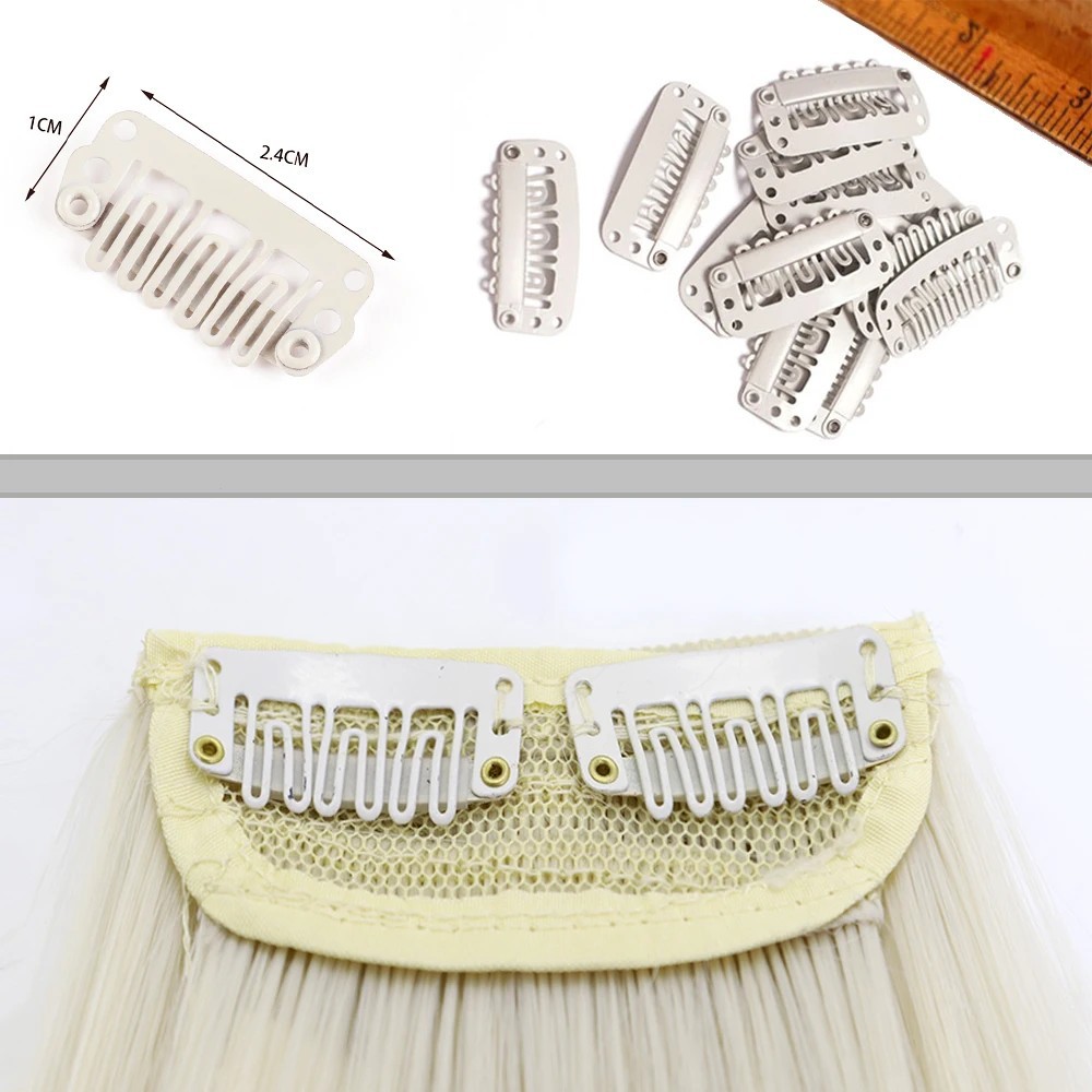 Extensions sintetiche naturale e voluminose con clip marrone_voghion.com