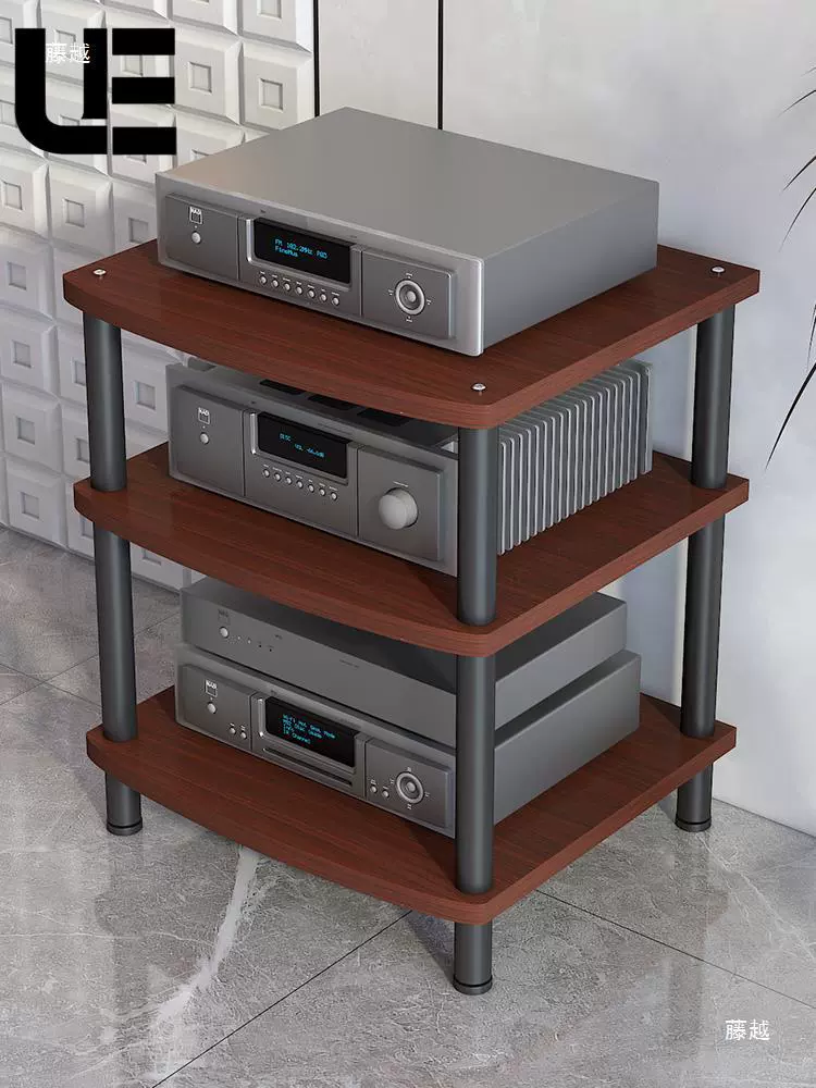 Стойка для усилителя, аудиошкаф, Hi‑Fi стойка для аудиооборудования, домашний кинотеатр, шкаф для CD, многосекционная