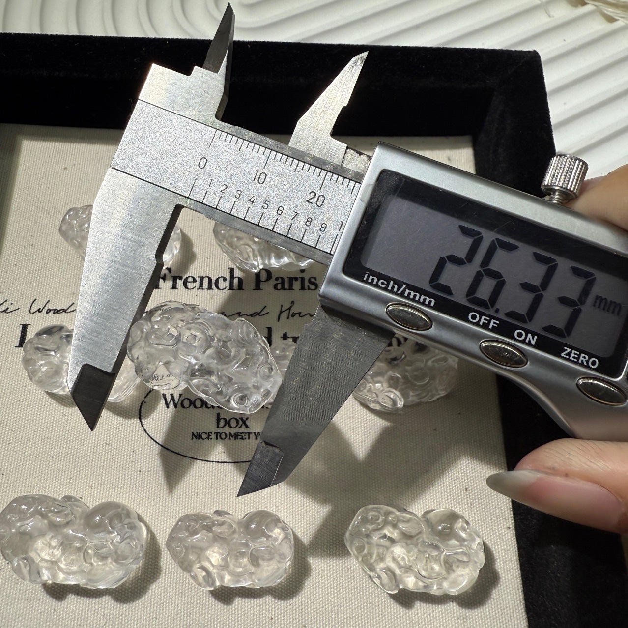 구멍 PIXIU DIY 크리스탈 쥬얼리 액세서리 준비 공급을 통해 천연 화이트 크리스탈