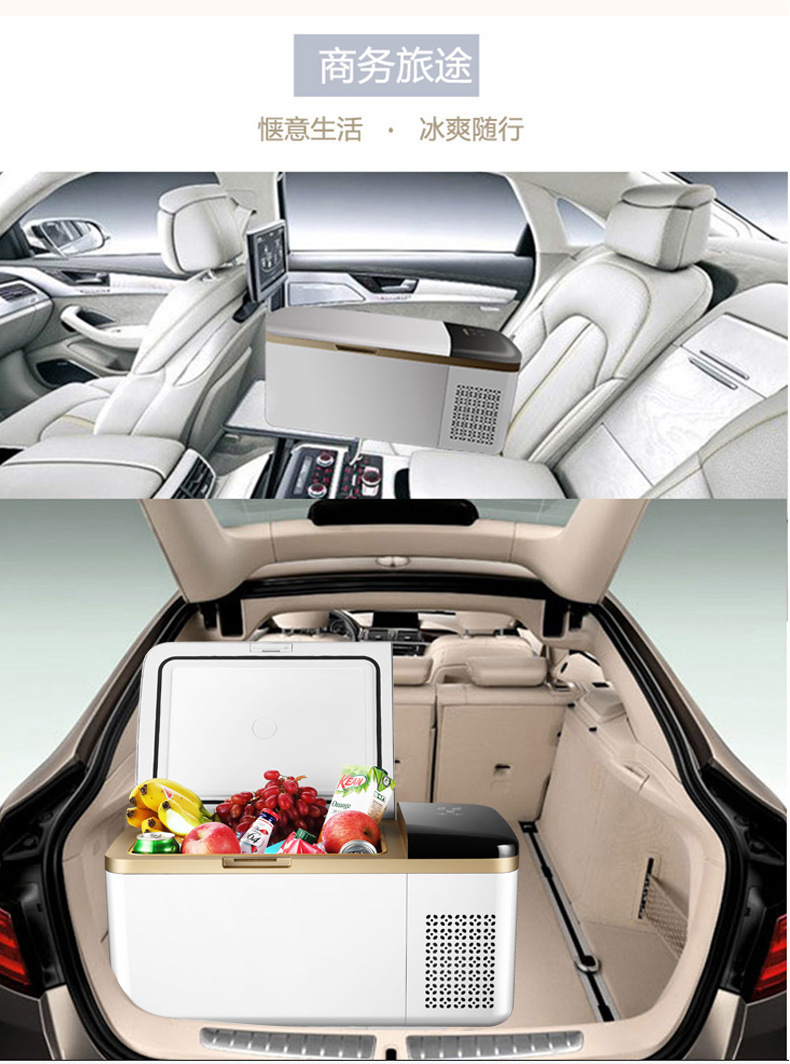 Car Refrigerator, Outdoor Small Refrigerator, Cooler Box, Commercial Ice Box, Portable, Special for Stalls, Car, Truck