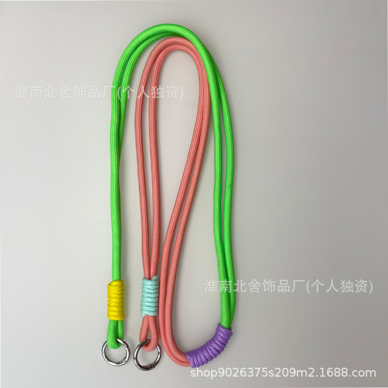 手机挂绳女斜挎式马卡龙INS风水壶毛绒娃娃玩偶箱包钥萌挂钥匙扣|undefined