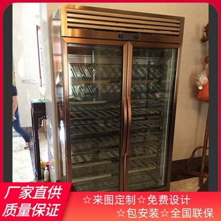 酒吧KTV 恒温恒湿红酒雪茄柜 分体式恒温恒湿雪茄房 装饰款式推荐