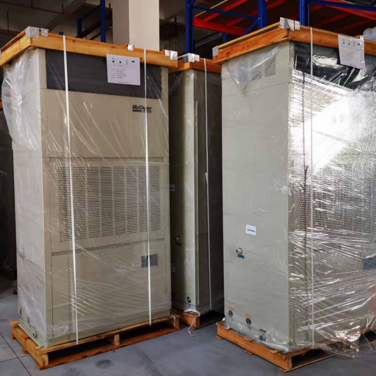 冷水机组冷风机麦克维尔中央空调水冷柜机应用于商场酒店学校银行