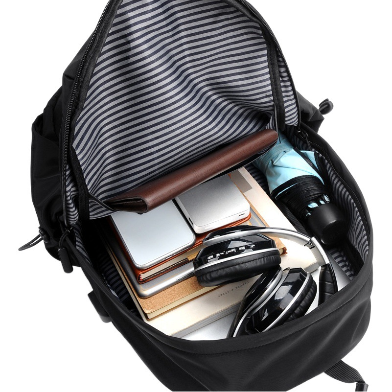 Moda casual mochila impermeable transpirable de moda estudiante universitario bolsa ordenador portátil los hombres