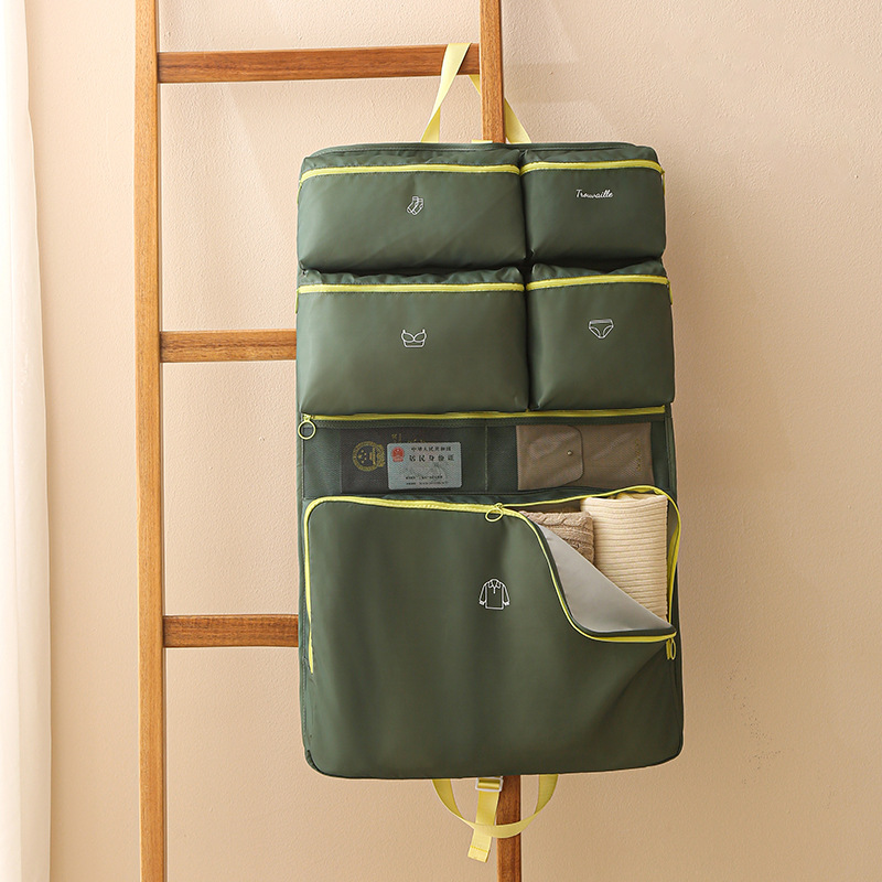 Bolsa de almacenamiento de ropa de dopamina Bolsa de almacenamiento de viaje multifuncional impermeable para el hogar Calcetines de ropa interior Bolsa de almacenamiento plegable