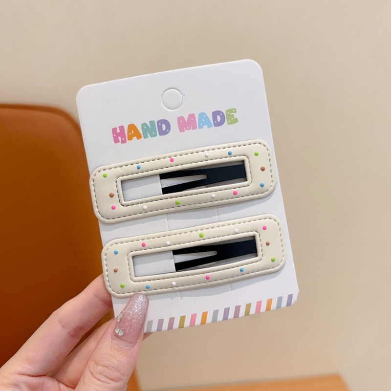 Crema para niños ultra Xianbo puntos pinzas de cabello lateral pinzas de cabello frises 2024 nuevas niñas lindas pinzas de cabello rotas toques