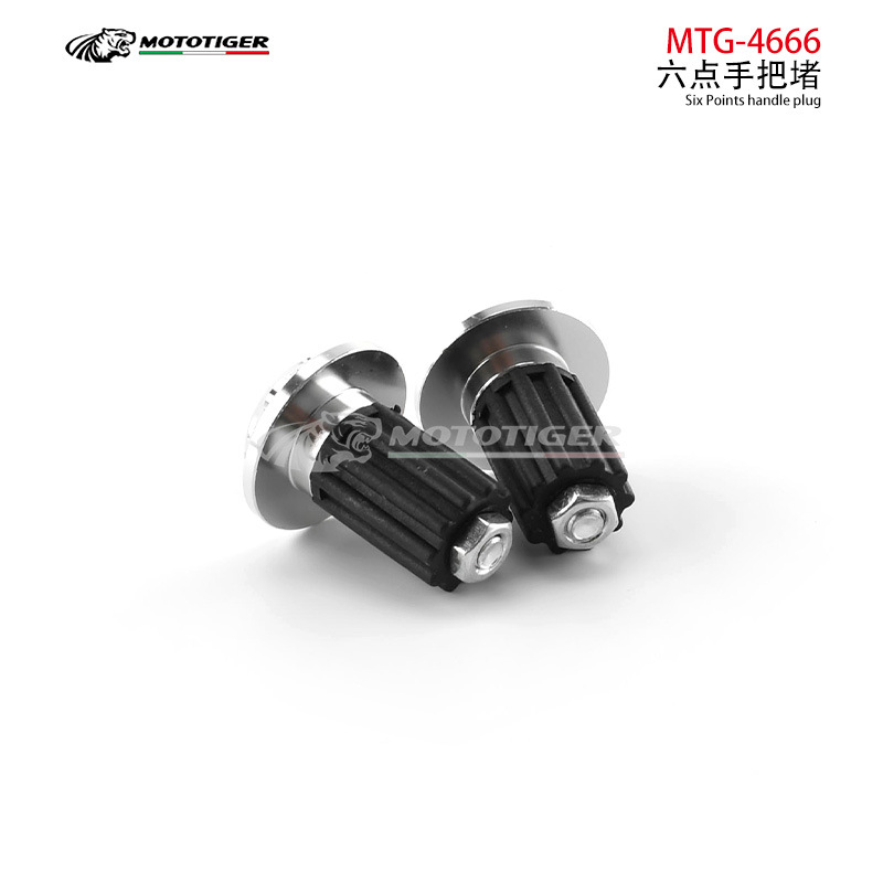 Motorcycle Universal Cnc Aluminum Alloy Handlebar End Caps Modification Accessories Decorative Handlebar Plugs Anti-Fall Handlebar Grips