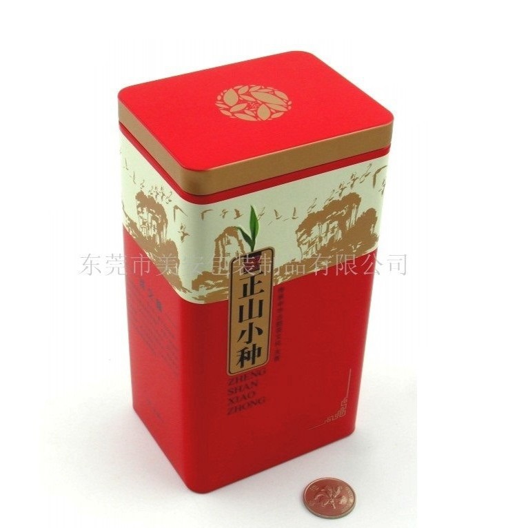 正山小种茶叶铁盒 高档茶叶铁盒  茶叶铁盒