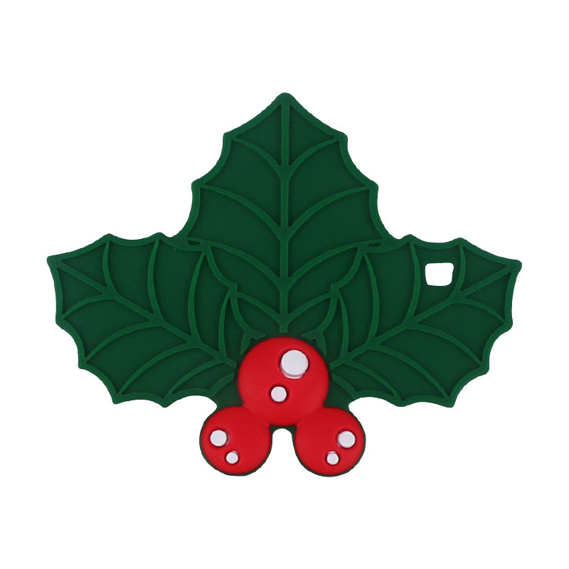 Nueva SERIE DE Navidad bebé teether suministros bebé juguetes creativos de silicona molar teether Amazon AliExpress