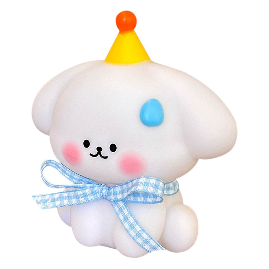 Tengyi bufanda original cachorro año nuevo ambiente noche luz dormitorio iluminación de noche dormitorio de estudiantes luz decorativa