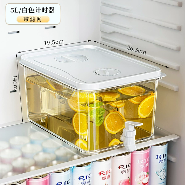 Large size 5 liters (with filter) white