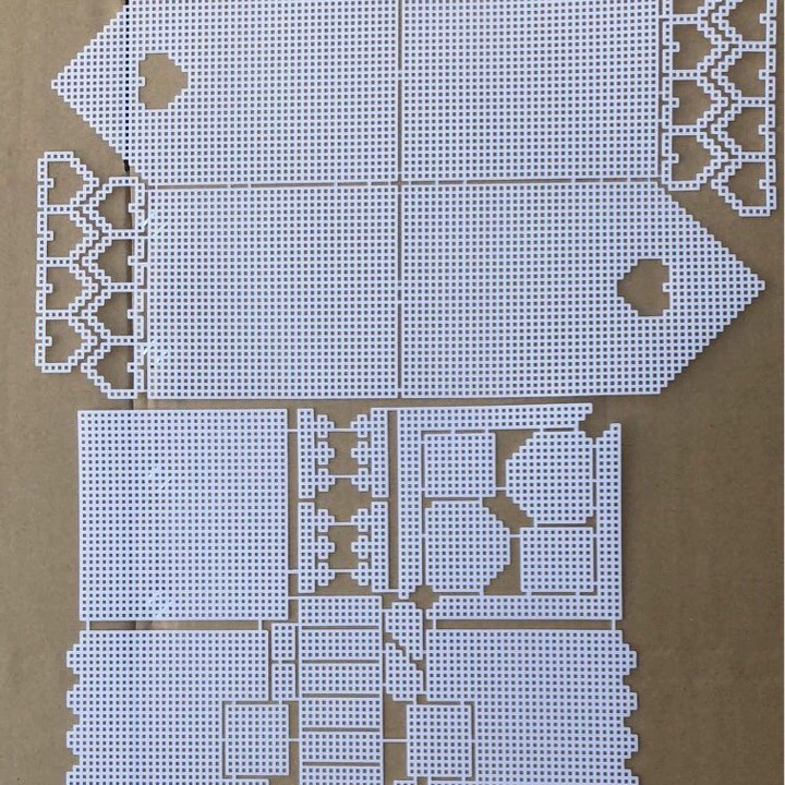 Модель обработки пластиковой сетчатой пленки. При заказе пожалуйста, укажите размер в сообщении. Цена будет согласована с отделом обслуживания клиентов.