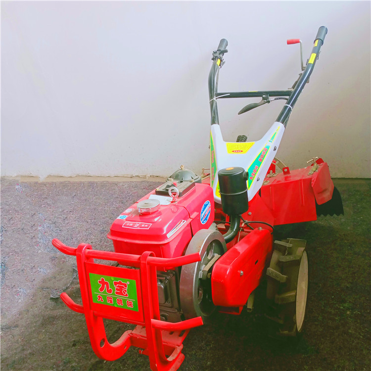汽油四驱微耕机 水冷 风冷式手拉启动田园管理机 除草旋耕开沟