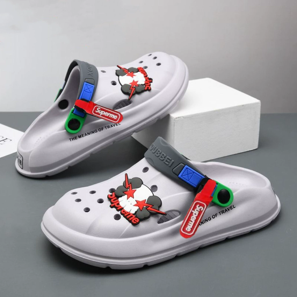 Туфли Crocs с толстой подошвой Мужские 2025 Новый Нескользящий толстая подошва Crocs, популярный стиль Легкие и дышащие пляжные баотоу сандалии