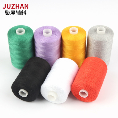 Household sewing thread color small roll 402 repair thread black thread white thread red thread Pagoda hand sewing clothes needle thread