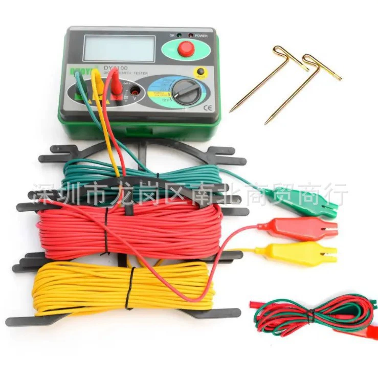 Измеритель сопротивления изоляции DUOYI DY4100, цифровой мультиметр, тестер сопротивления заземления, мегаомметр, 0-2000