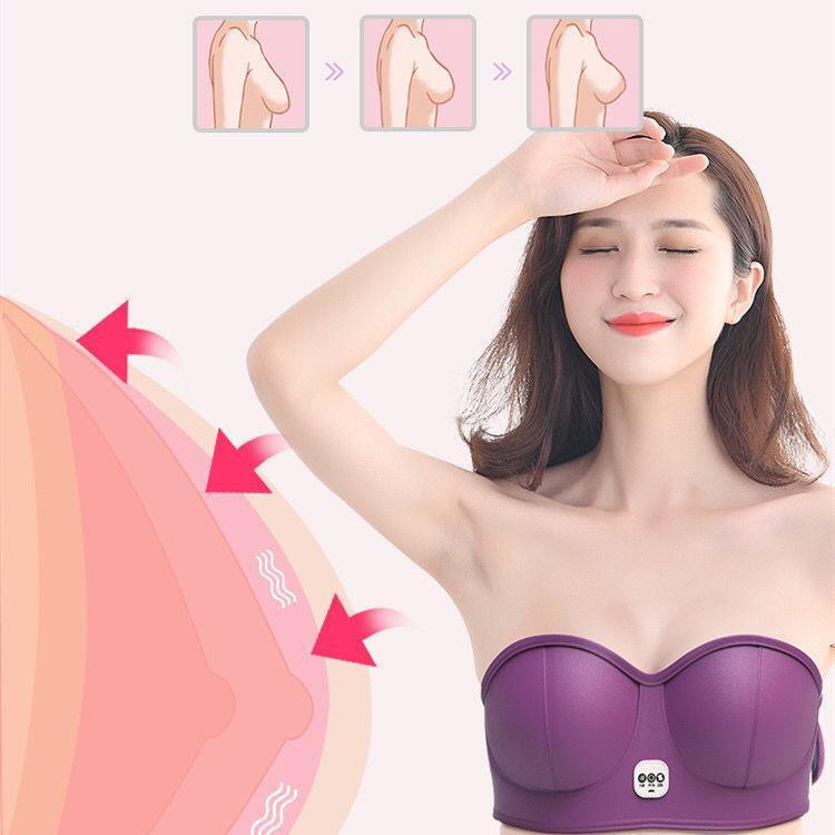 クロスボーダー充電タイプスマート無線胸マッサージ器乳房マッサージ下着家庭用マッサージ器|undefined