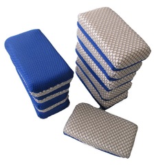 Mesh absorbent car wash sponge, thickened honeycomb sponge block, polishing waxing car sponge, car cleaning supplies