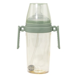 Factory supply PPSU breast milk texture wide caliber Oval feeding bottle baby drop-resistant anti-flatulence feeding bottle weaning artifact
