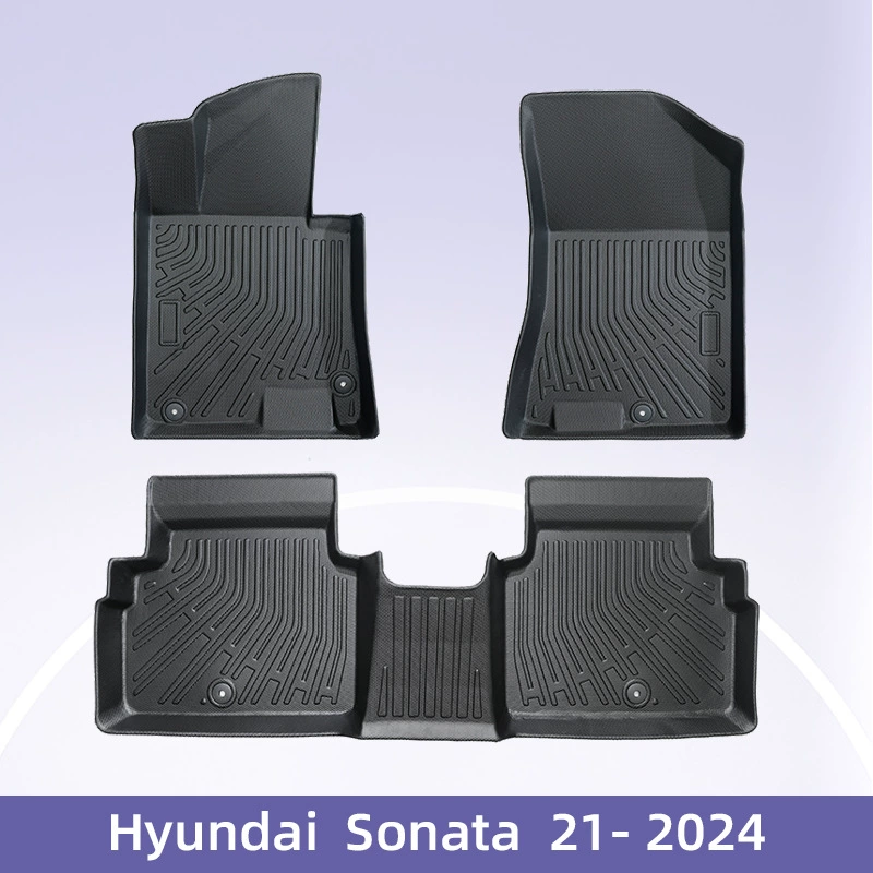 Для Hyundai Sonata топлива 2021-2024 3D 24/7 Материал TPE Автомобильные ножки