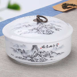 陶瓷中大号茶洗笔洗家用茶道功夫茶具配件杯洗 水培碗莲批发