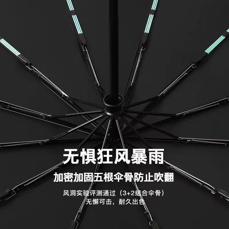 折叠雨伞全自动大号抗风防暴雨晴雨两用双人防晒伞学生简约超大号|undefined
