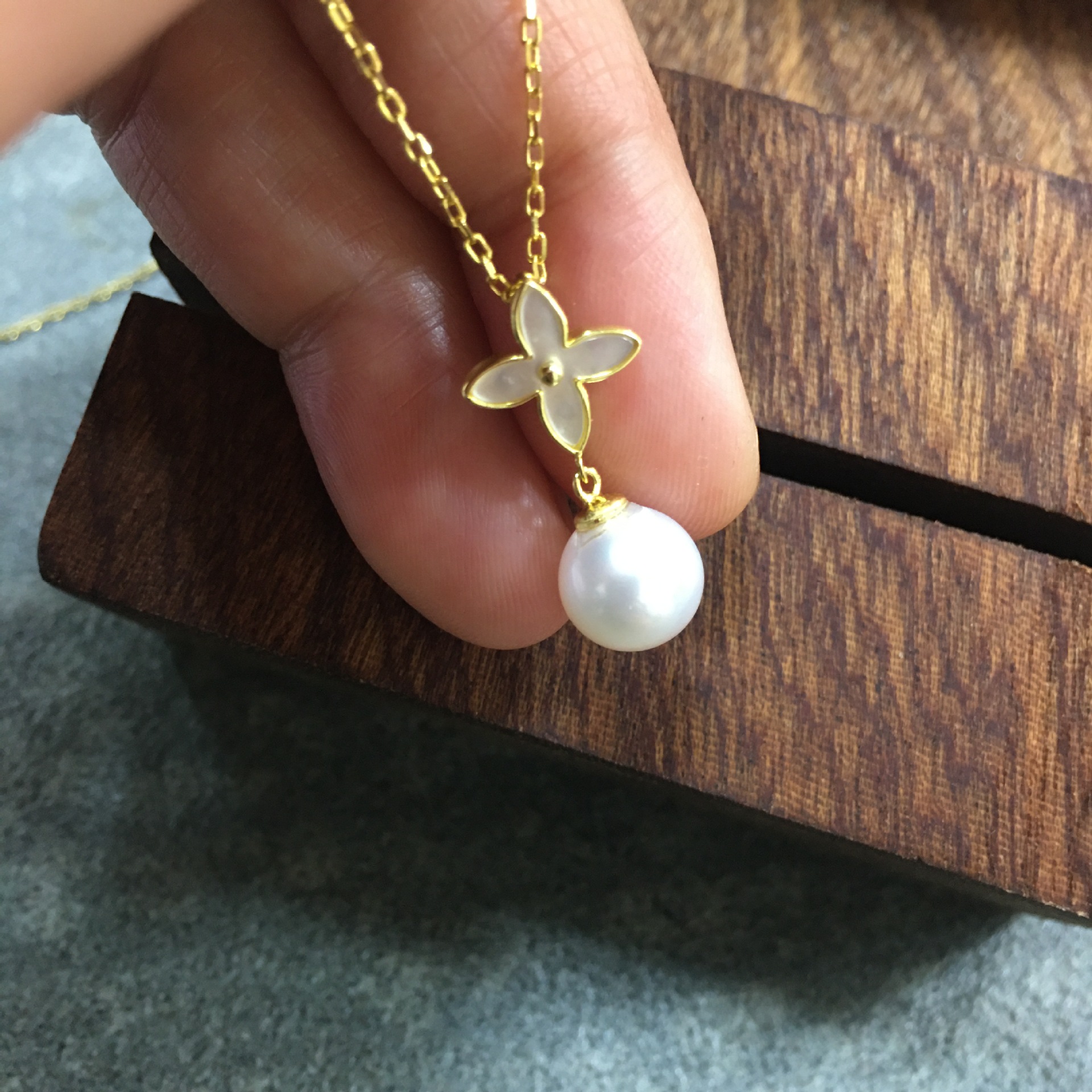 С����S925����ˮ������Ƕ7.5-8.5mm��ˮak�����׹����������