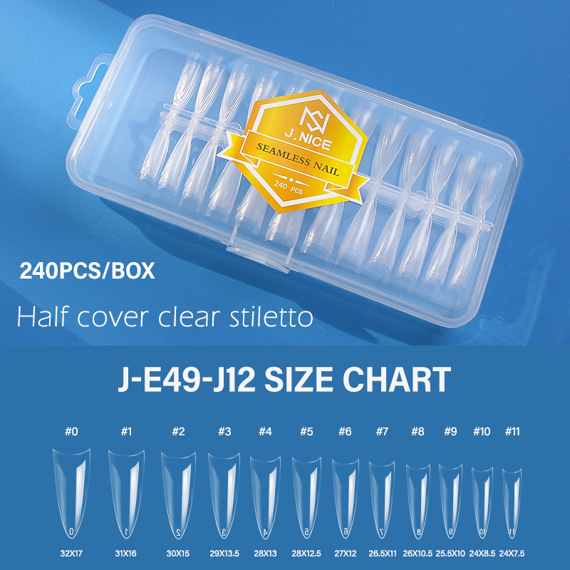 Delgado, recto, ovalado medio, francés, media pasta ligera, escalera larga, punta de luna, exfoliante, sin pulido, uñas de uñas ultradelgadas que no dejan marcas