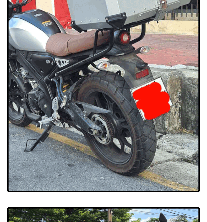 Factory wholesale 45L/65L/100L aluminum alloy trunk embossed waterproof toolbox motorcycle storage trunk