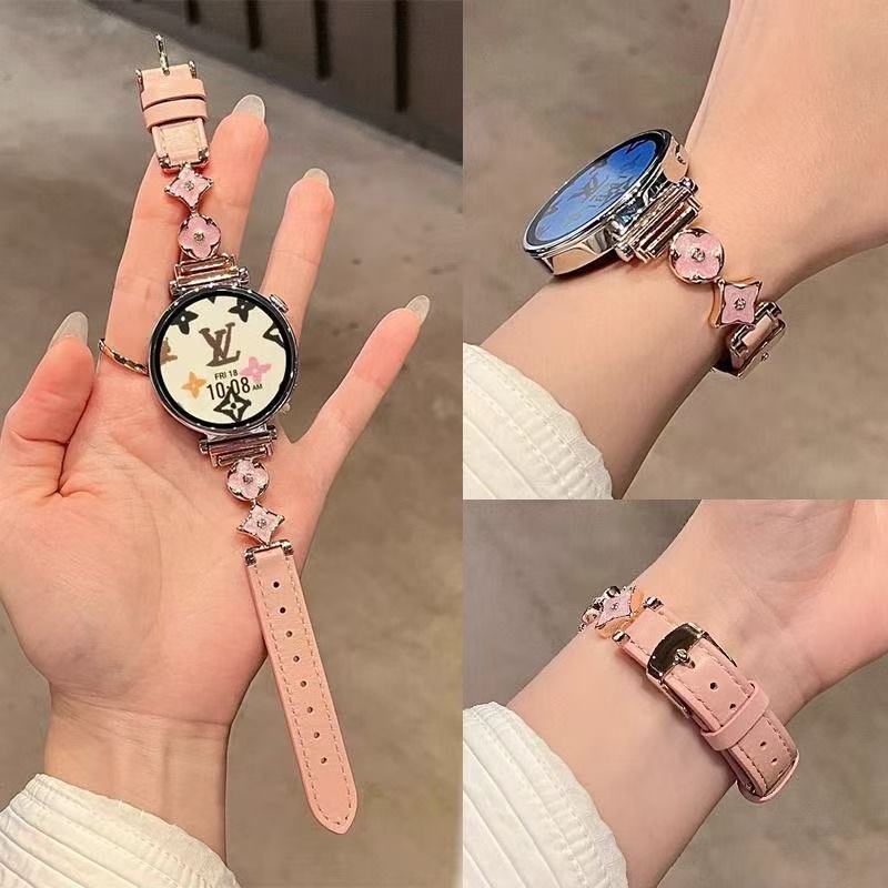 Suitable for Huawei Gt5Pro Watch Strap Gt4 Metal Fit4Pro Four-Leaf Clover Gt3Watch4Gs4 Fashion Wristband