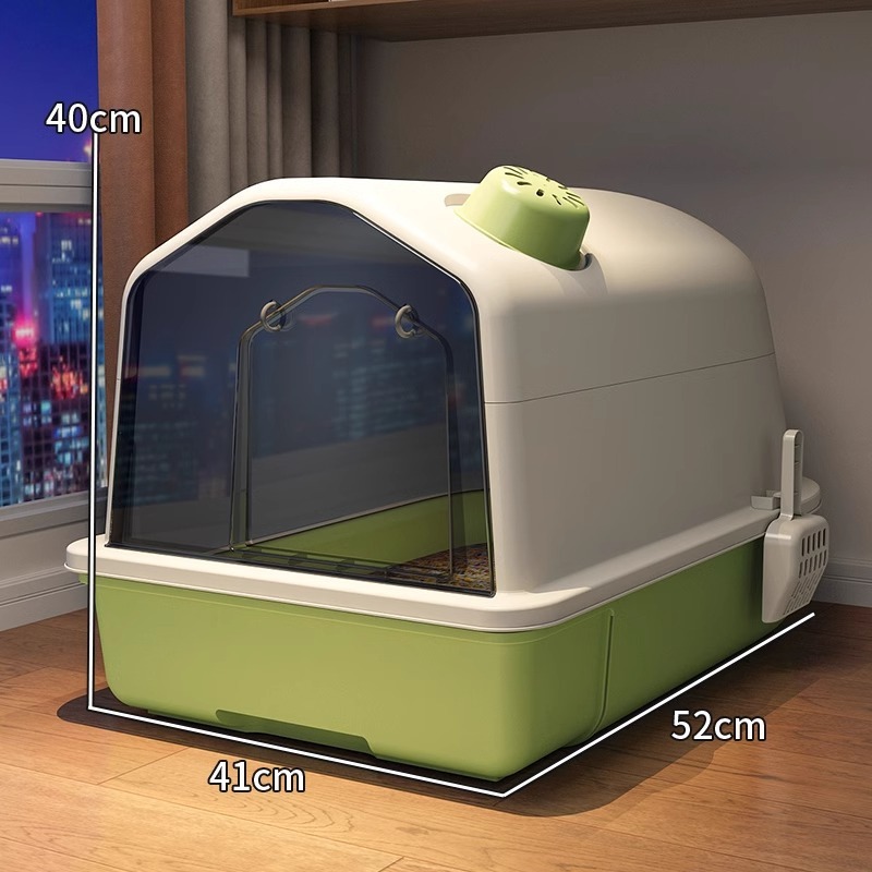 52 * 41 * 40 paquete verde de desodorante + sopa de arena para gatos