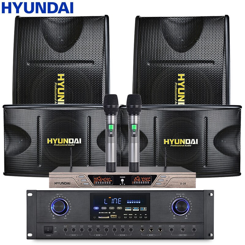 K-1500 [4개의 스피커] 10inch 세트 + 1대2 마이크