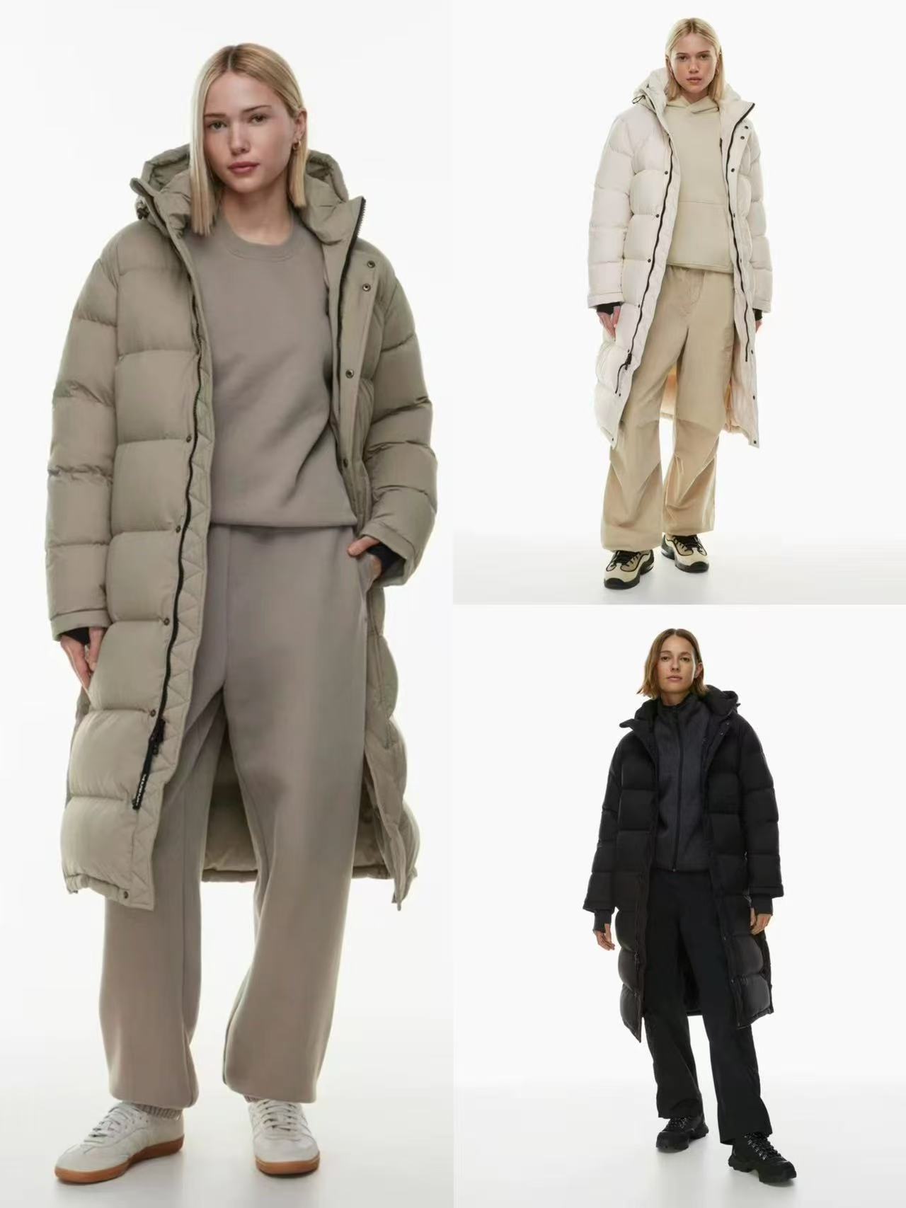 Velvet long keep warm down jacket for men and women