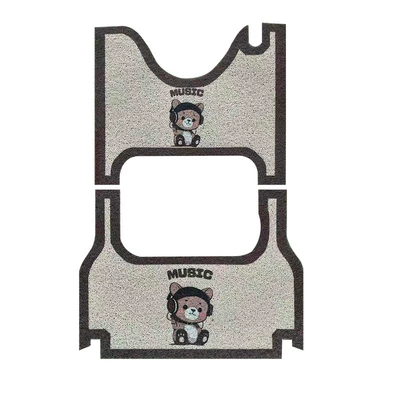 Suitable for Yadi C16 Electric vehicle foot mat - music-bear-yadi-c16-tricycle