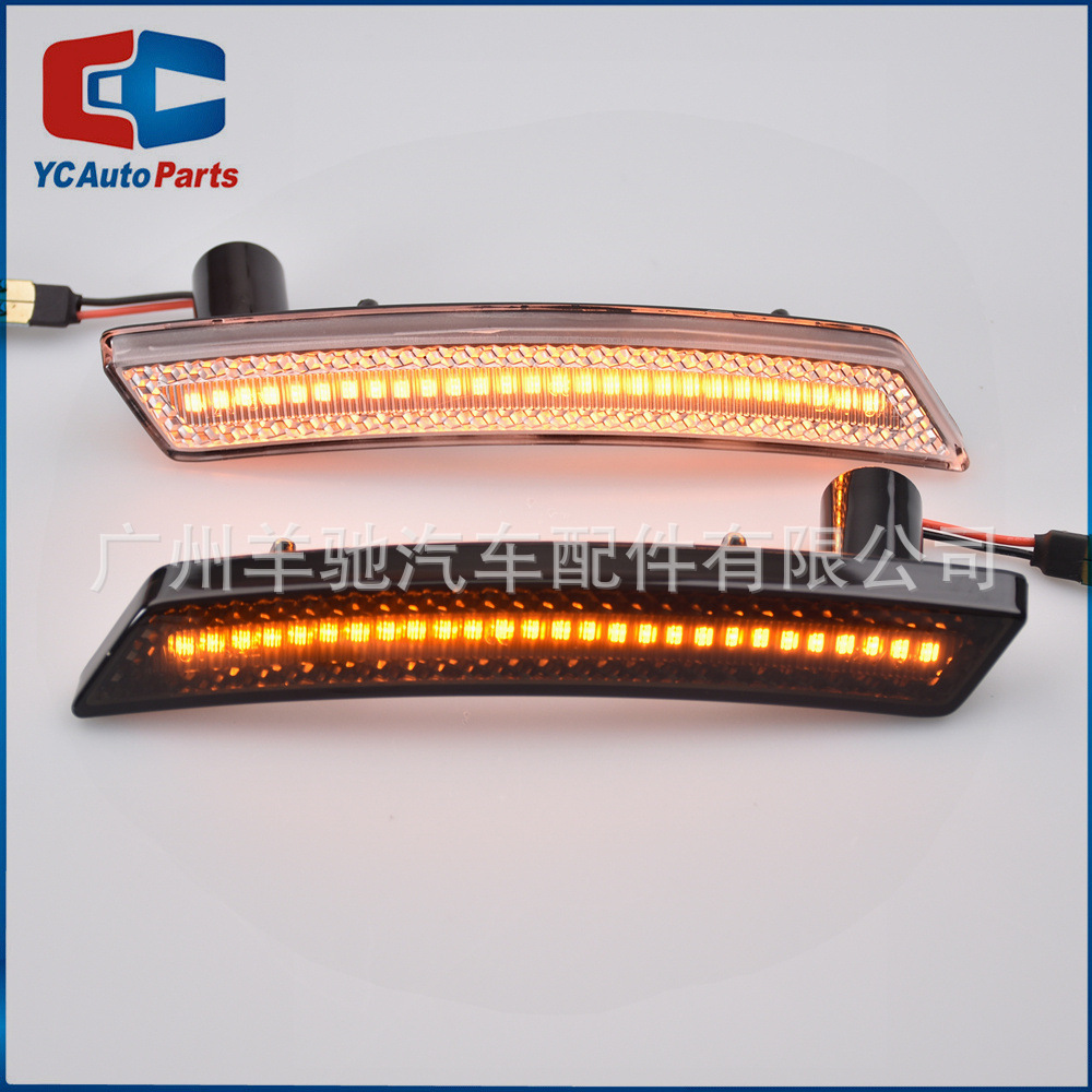 Aplicable a BMW Mini Cooper R55R56R57 automóvil LED ceja luz de dirección delantera y trasera luz de barra lateral
