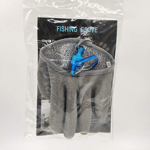 Fishing gloves are stab-proof, puncture-proof, anti-slip, labor protection, PE dipped gloves, anti-cut, outdoor fishing hand protection products