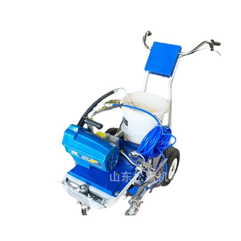 Máquina de dibujo de pulverización en frío eléctrica para motoristas de carretera empujando la máquina de dibujo de pulverización en frío de la fábrica de la comunidad