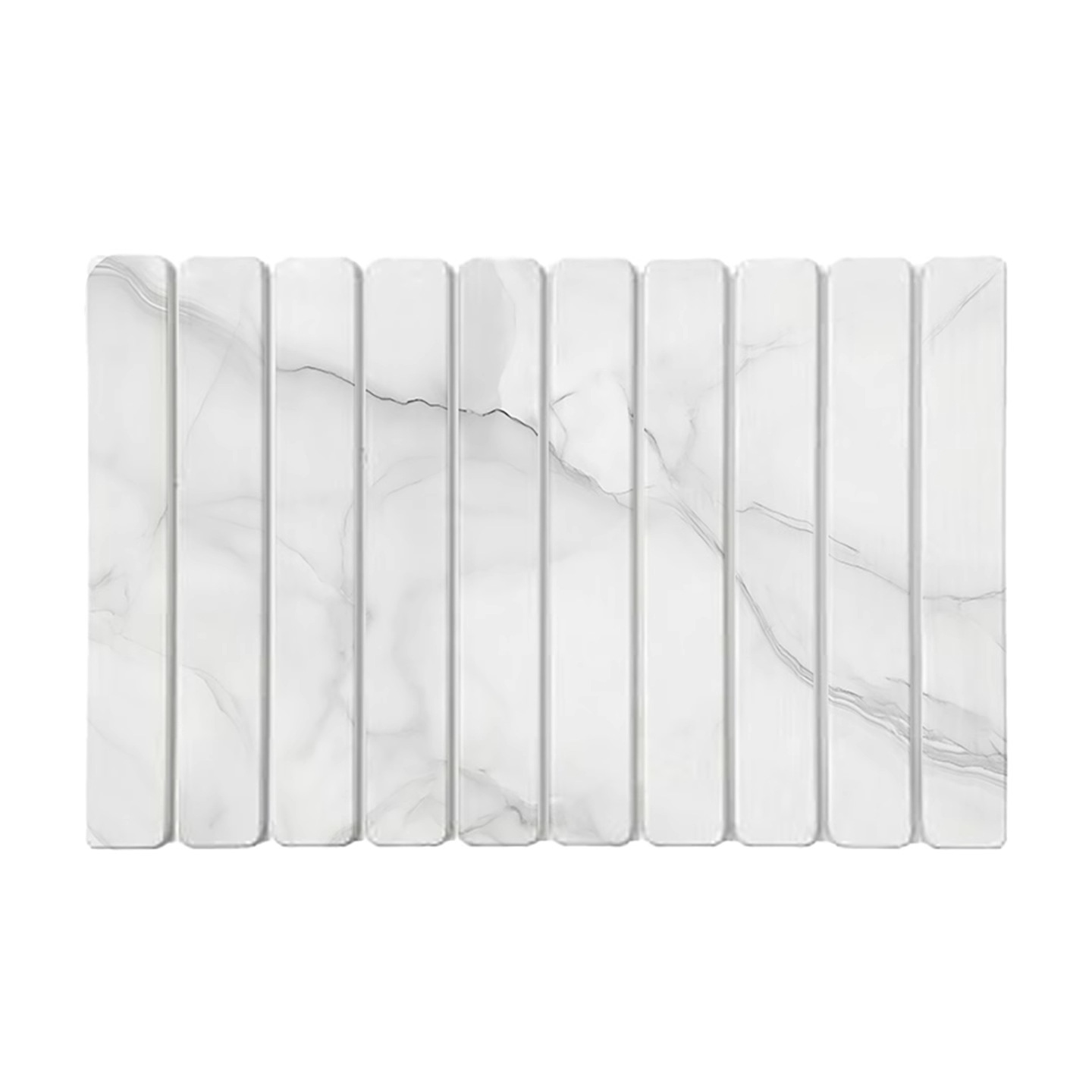 Multipieza plegable de mármol blanco D