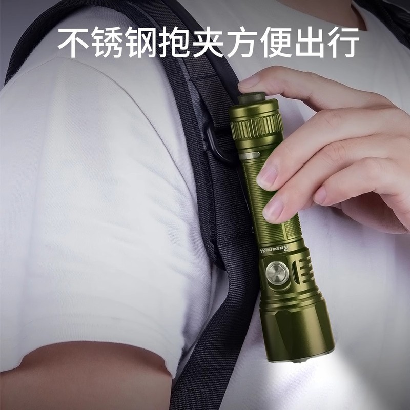 Shuixi 超高輝度懐中電灯強力な光充電屋外軍事戦術作業ポータブル多機能長距離レーザー X4|undefined