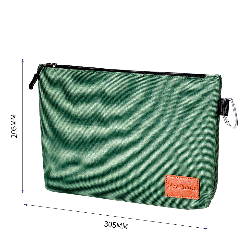 Kit de herramientas de gran capacidad de rollo portátil para el sitio de construcción, kit de herramientas de bolsa de hardware engrosado y reforzado de tela Oxford para el hogar