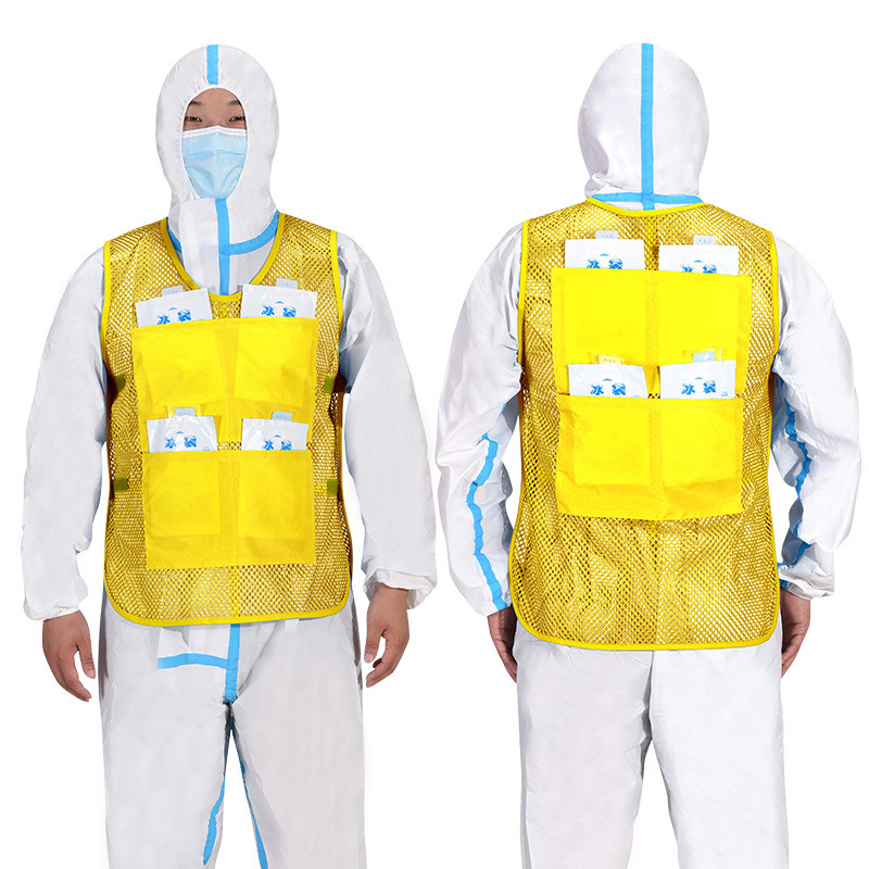 Ice bag cooling vest ice cube ice bag vest outdoor high temperature summer-proof ice vest cool refrigeration protective clothing artifact Ice bag cooling vest ice cube ice bag vest outdoor high temperature summer-proof ice vest cool refrigeration protective clothing artifact