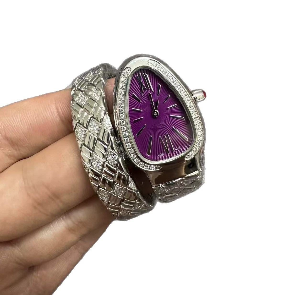Стильные серебристые мужские часы, Швейцария