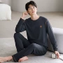大码男士男款薄款家居服