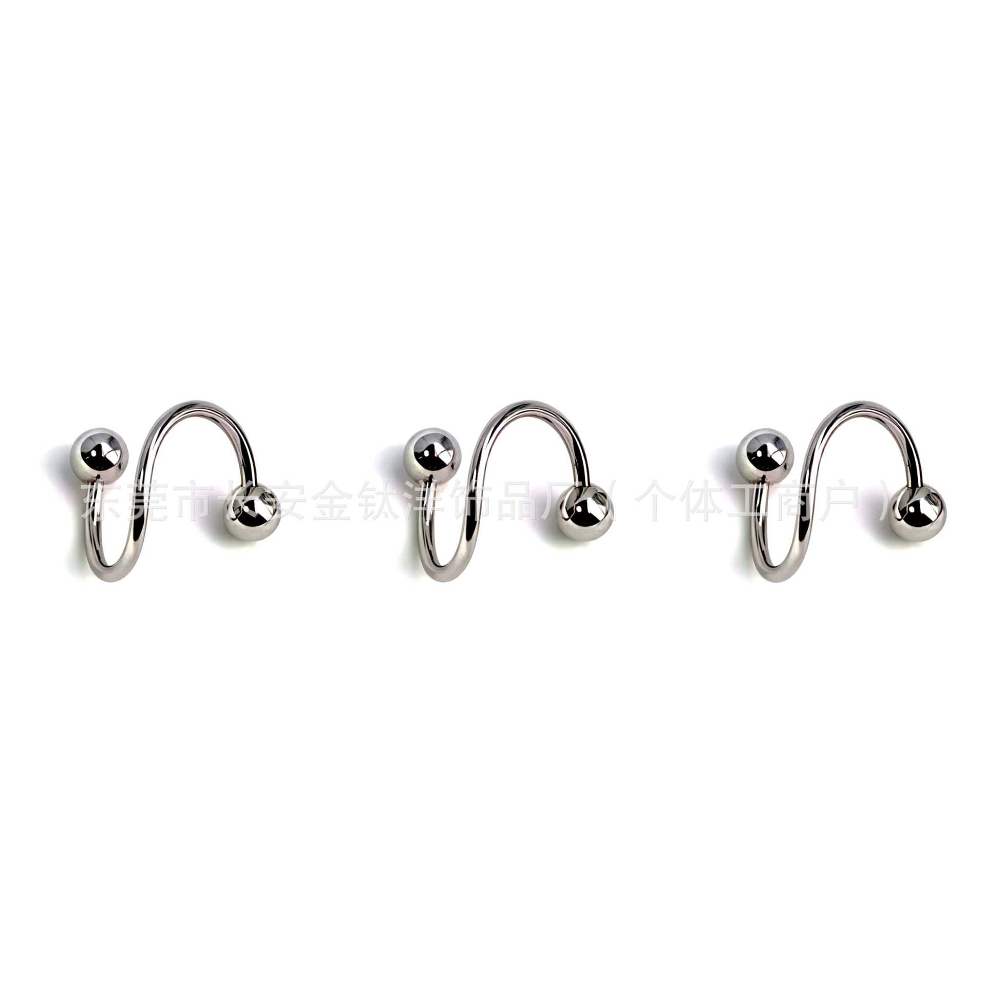 Labret piercing jewelry detail image